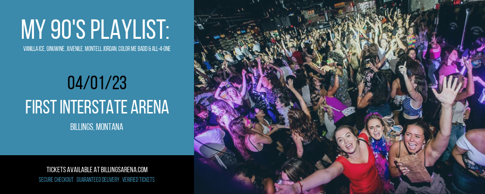 My 90's Playlist: Vanilla Ice, Ginuwine, Juvenile, Montell Jordan, Color Me Badd & All-4-One at First Interstate Arena tickets My 90's Playlist: Vanilla Ice, Ginuwine, Juvenile, Montell Jordan, Color Me Badd & All-4-One at First Interstate Arena
